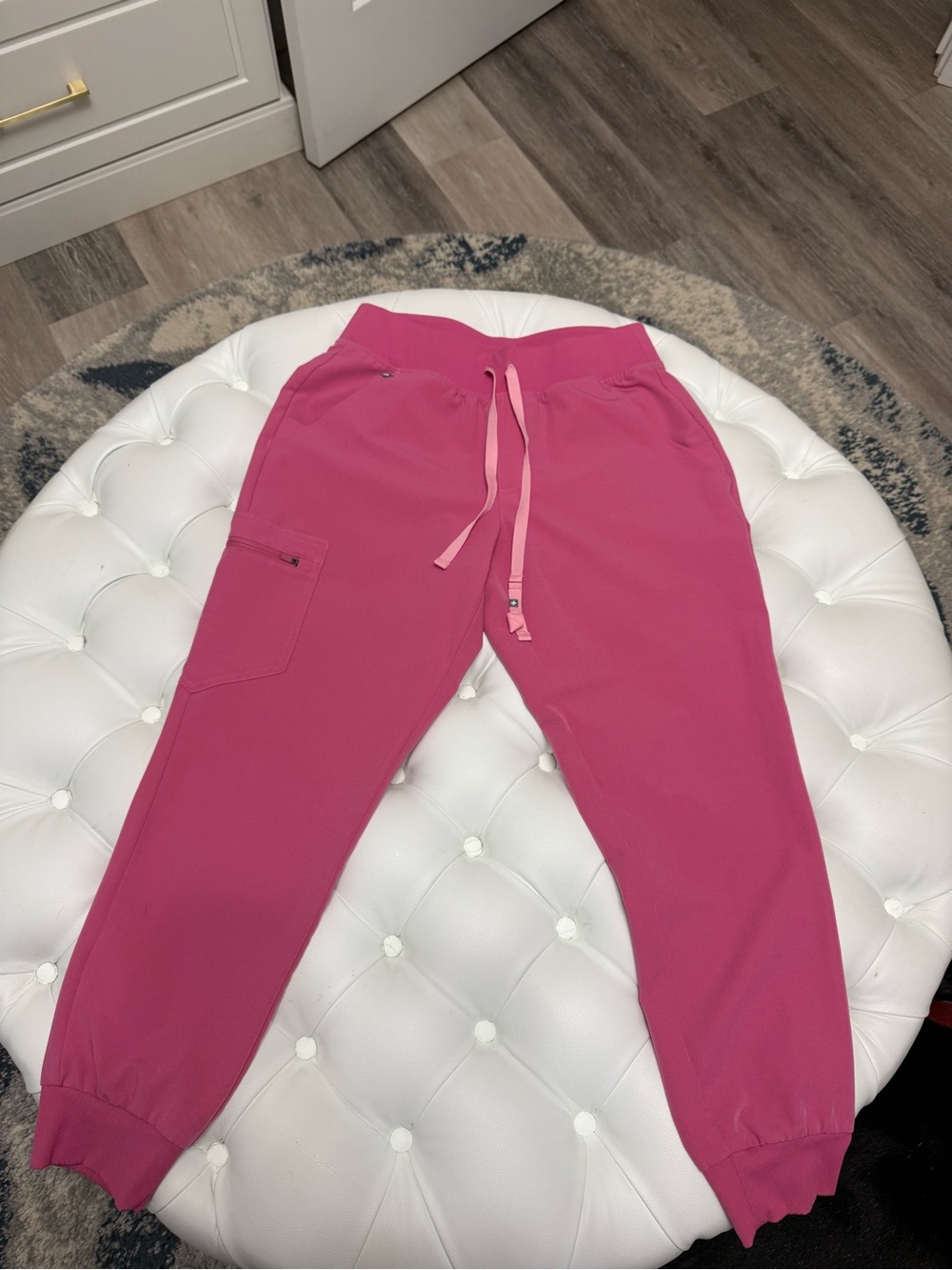 FIGS Zamora Jogger Pant in F’ing Pink